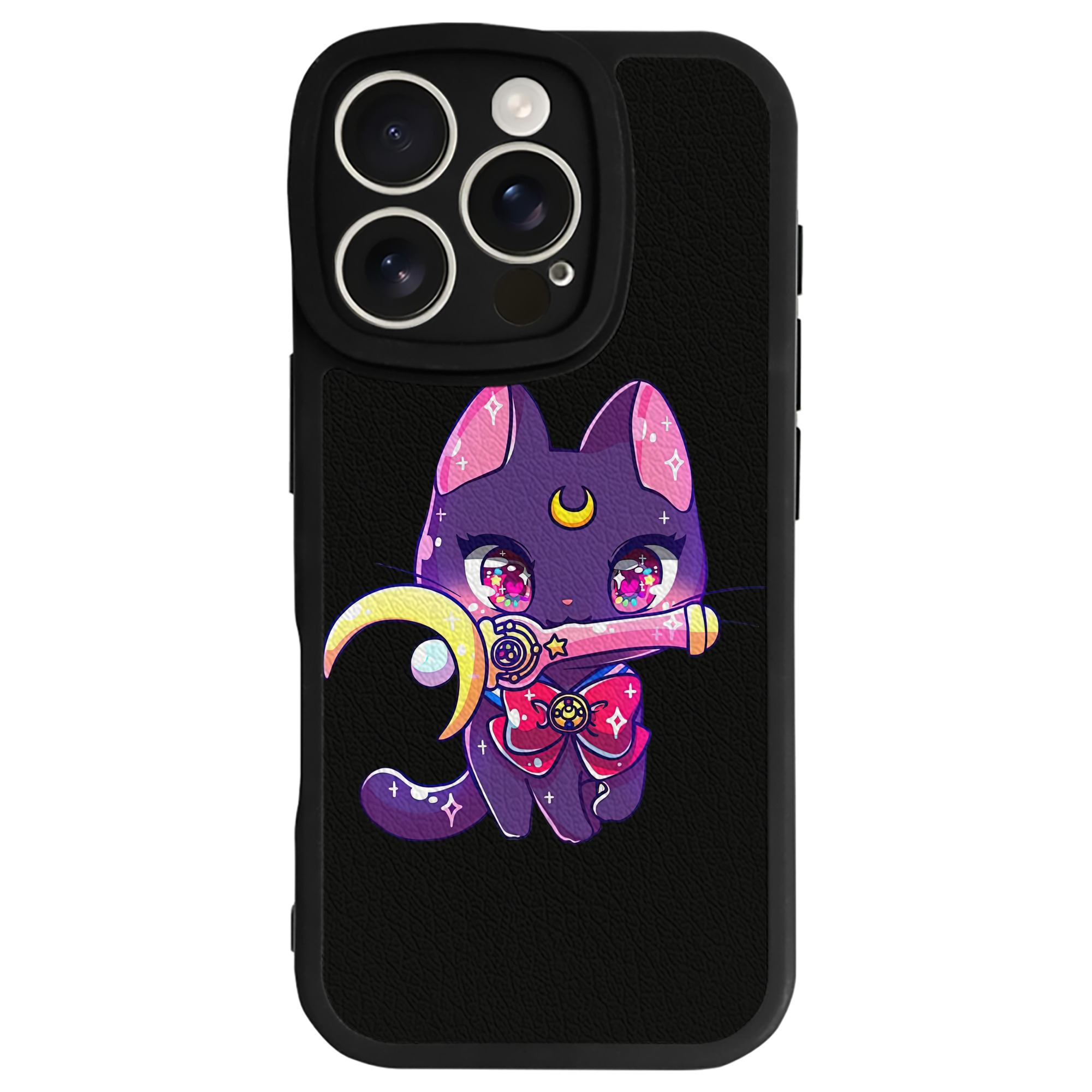 （画像用） 美少女戦士セーラームーン Sailor Moon 【iPhone 16シリーズ対応】シリコンスマホケース（レザー調） 材質：シリコン